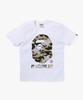 Beipeu Star Over Print First Camo By Bathing Ape Tee(W) White/Yellow