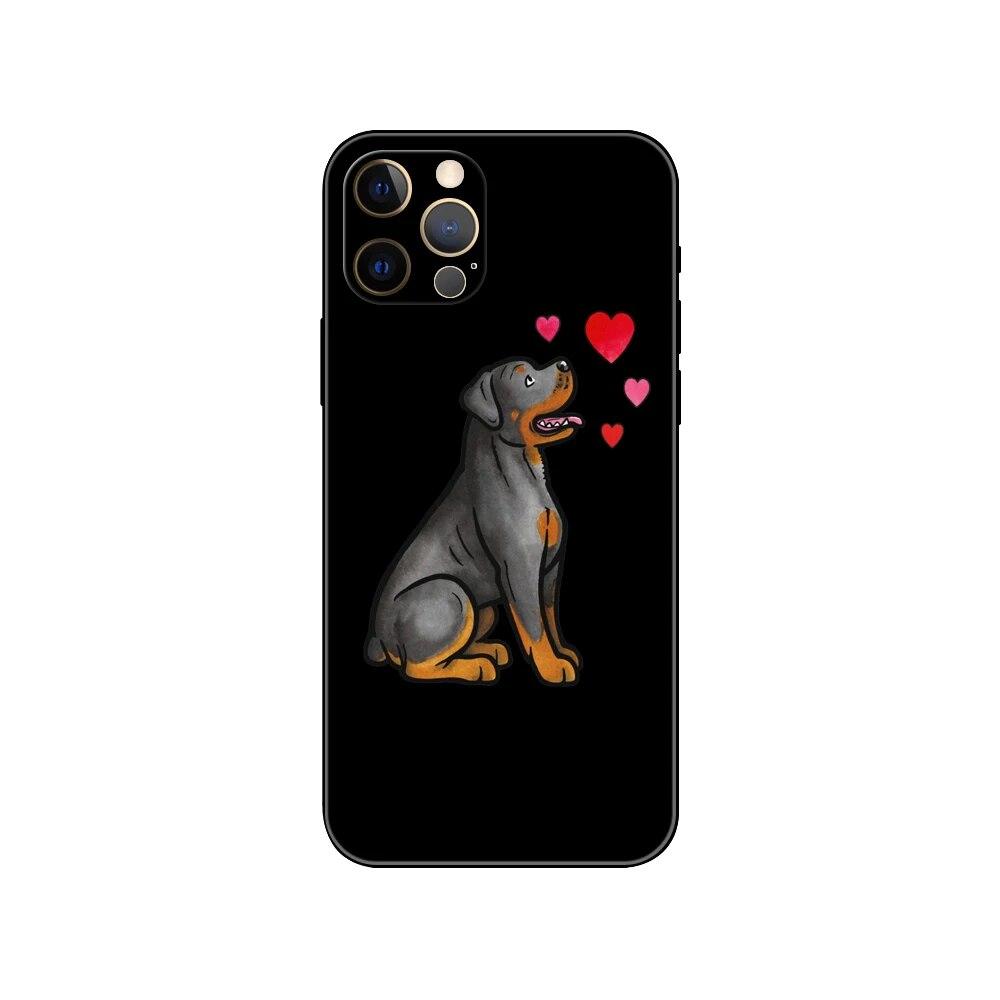 Rottweiler Capa de telefone para iPhone Samsung Galaxy Redmi Xiaomi Oppo OnePlus Note SA 7 8 9 10 11 12 13 14 20 21 22 23 53 54 Pro Max Plus Ultra TPU macio