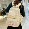 Schultasche niedliche gelbe Schultasche Mittelschulmädchen Nische hochwertiger Rucksack für Grundschüler Rucksack mit großem Fassungsvermögen für Schüler