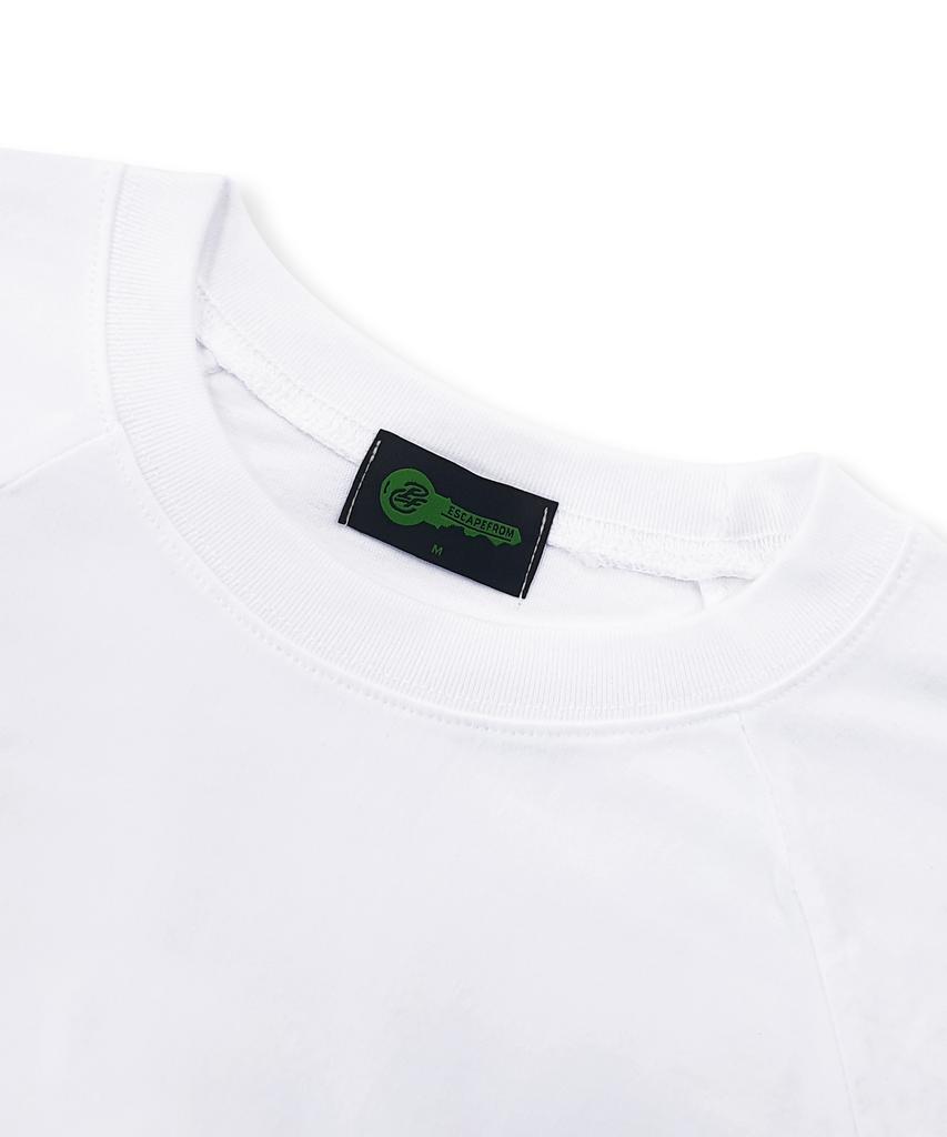 ESCAPEFROM Black Pain And Gain Print Long Sleeve White