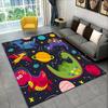 3D Cartoon Dinosaurus Ruimte Schattige Dino Kinderen Gebied Tapijt, Tapijt voor Woonkamer Slaapkamer Bank Deurmat Decoratie, Antislip Vloermat