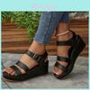 Roman Sandals For Women With Pu Upper And Rubber Sole Summer Footwear For Casual Outdoor Use