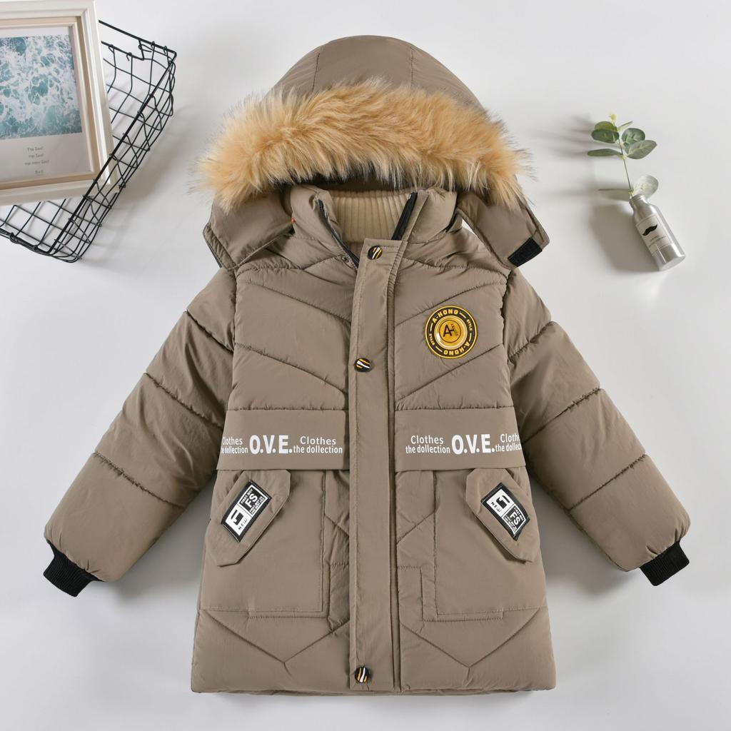 Children's Autumn and Winter Jackets for Boys, Fashionable Cotton-padded Jackets for Babies, Cotton-padded Jackets for Boys