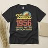 70th Birthday T-shirt Born In 1956 70 Years Old Gifts Vintage 1956 Limited Tee
