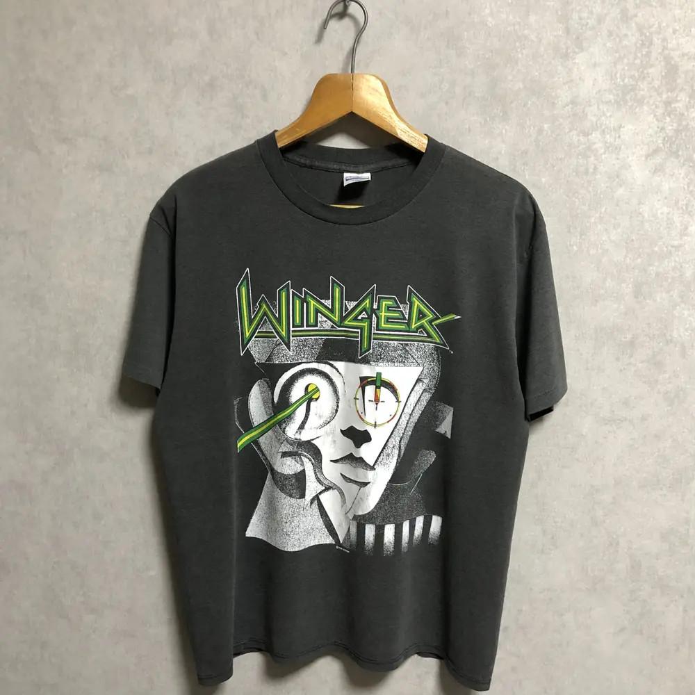 Vintage 1988 Winger Amerikaanse Debuut Tour T-shirt Jaren '80 Unisex T-shirt