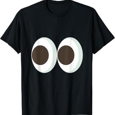 Lustiges Kulleraugen-Shirt Emoticon-Shirts für Kinder T-Shirt