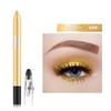 Shimmer Eyeshadow Stick with Sharpener, Long-Lasting Pearl Eyeshadow Pen, Waterproof Eye Makeup