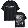 Fashion Harajuku Short Sleeve Tshirts Anime Death Note Misa AUnisexe T Shirts Unisex Women Clothing Cotton Casual Tshirt Streetwear