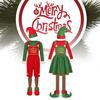 Comfortable And Stylish Christmas Elf Costume For Kids In Festive Red And Green Colors