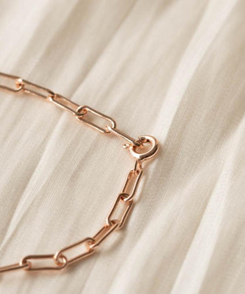 Alleun Silver 925 Chain Link Pearl Silver Bracelet