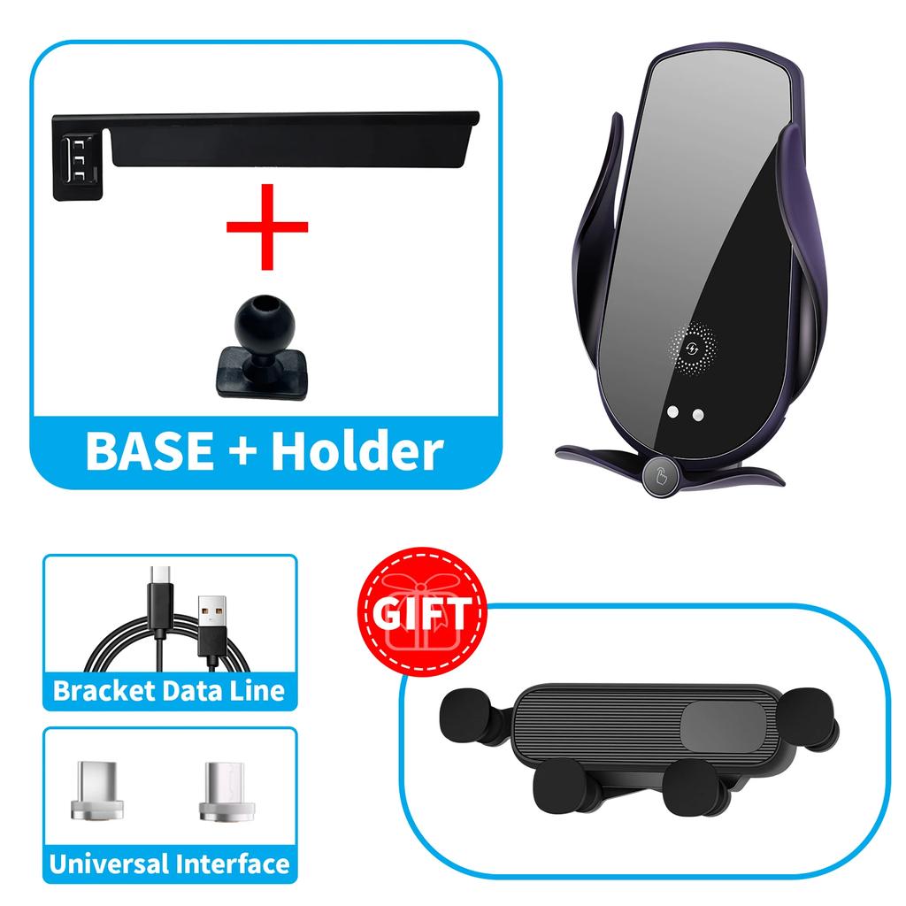 Pour BMW X7 2024 2025 G07 Support de téléphone de voiture Support de navigation fixe pour écran Base de chargement sans fil