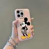 Couple Mickey Minnie Suitable for Apple 17 Mobile Phone Case iPhone16 Drum Bag 15 Leather Pattern 13Pro Anti-drop 12