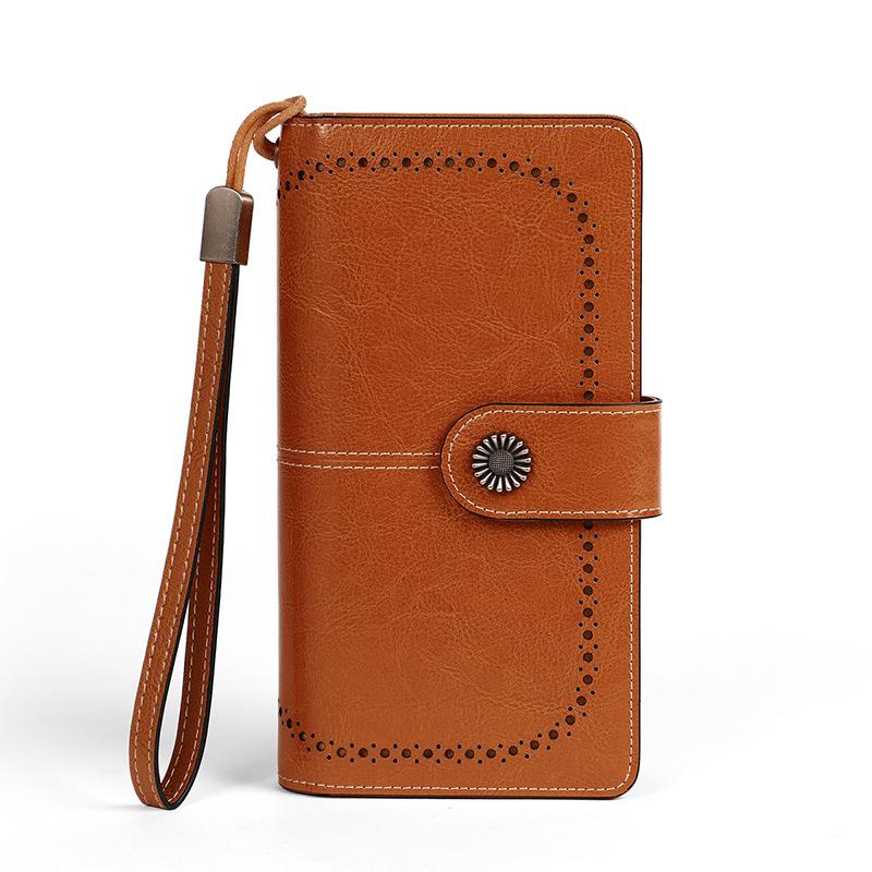 Wallet Women's New Coin Wallet Autumn Ins Style Niche Design Leather Small Bag Long Wallet Handbag