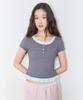 MIXXO Pattern Frill Layered T-Shirt Re Lwg412A_Miwhwg50Qa