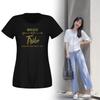 Bride Tribe Letterprint Korte Mouw T-shirt Voor Dames Ademend Mode Casual Kleding