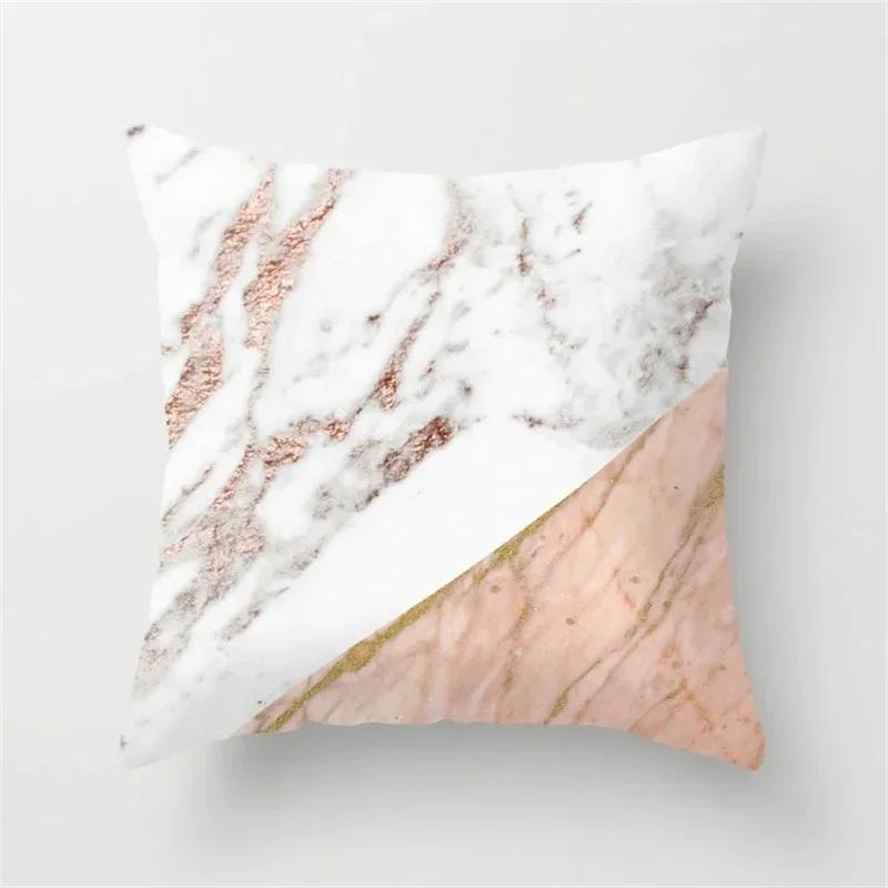 Pink Tropic Pineapple Throw Pillow Covers Geometric Nordic Glitter Polyester Pillow Case Sofa Home Decor Cushion Covers 45X45Cm