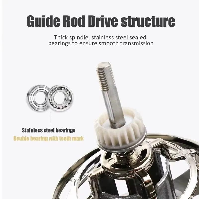 All-aluminum Alloy Spool Large Fishing Reel 4.8:1 High Speed Ratio Maximum Endurance 20 Kg Strong Seawater and Freshwater Carp Fishing Reel