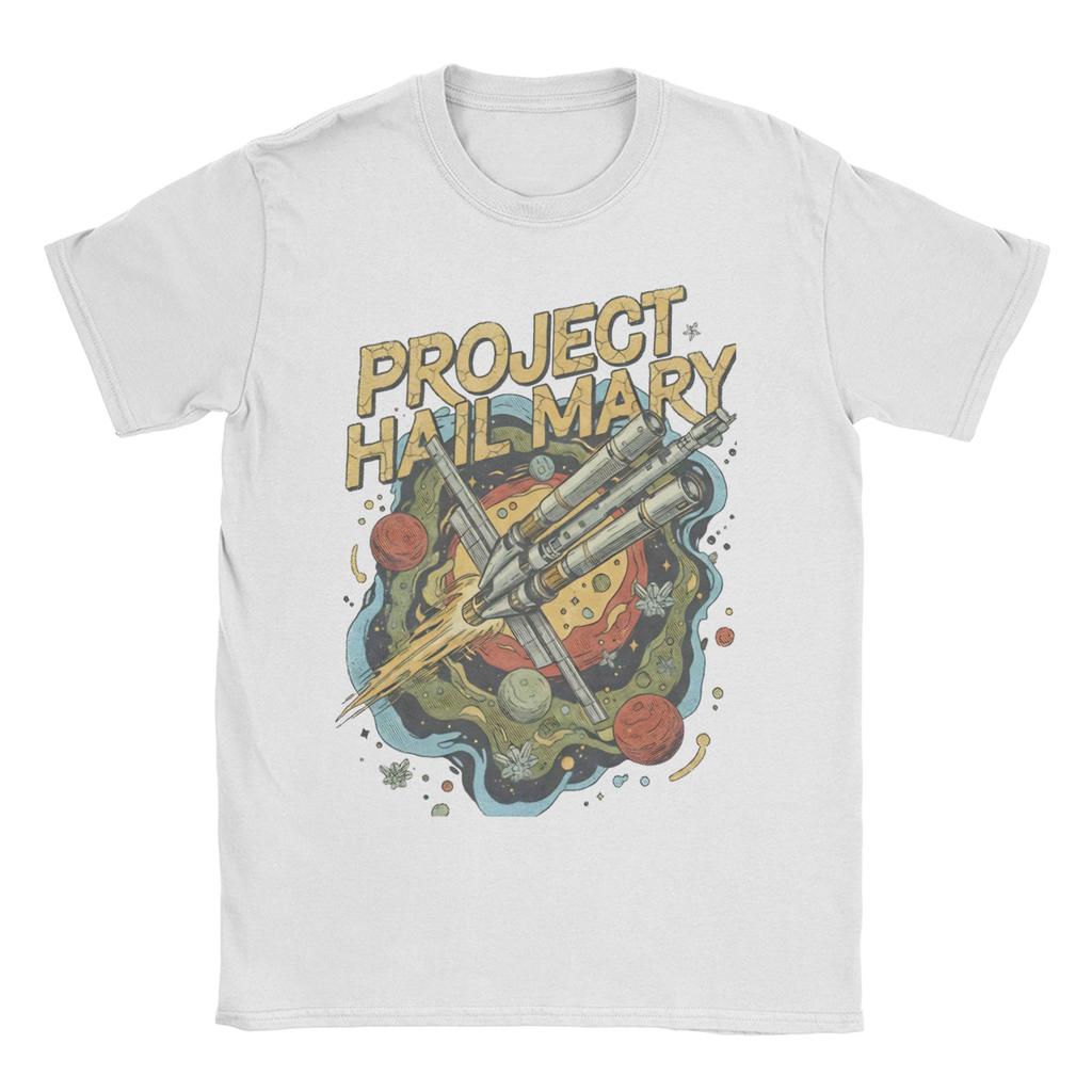 Project Hail Marys Astronauts Cosmic Dr Grace Rocky for Unisex WoUnisex T Shirt Tees Short Sleeve TShirt Pure Cotton Printed Clothing