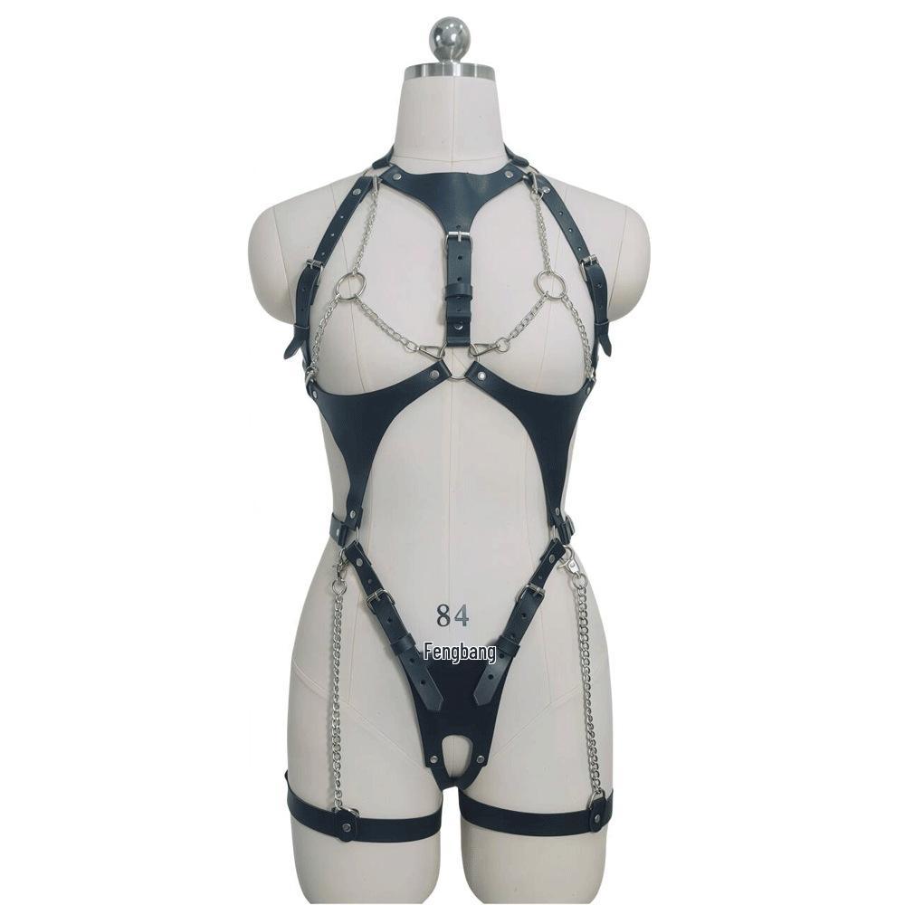 Adult SM Binding Restraint Clothing Set - Adjustable Erotic Performance Wear