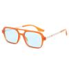 Vintage Retro Quadratische Sonnenbrille Frauen Vintage Reise Kleine Rechteck Sonnenbrille Für Frauen männer frauen Doppel strahl brille