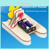 Science Experiment Diy Air Cushion Boat Model With Wind Power Technology For Children Educational Play
