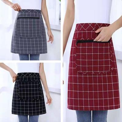 Cotton Kitchen Apron Thin Work Apron Simple Cooking Apron  Home Kitchen