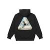 Palace Tri-Chrome Triangle Pattern Hoodie Unisex Hoodie Black P20HD048