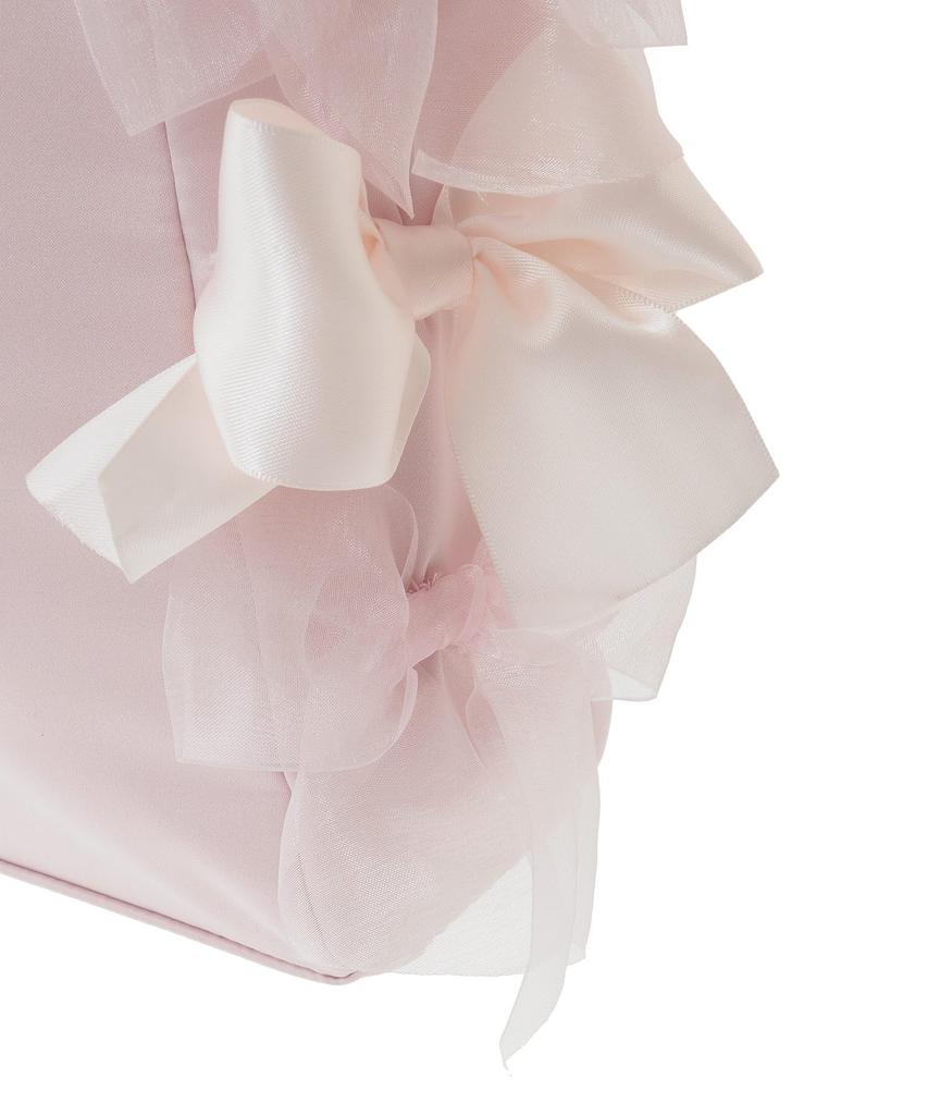 Maison De FLEUR Ribbon Gathered Handle Tote Bag, Pink, Size F, 08000622400