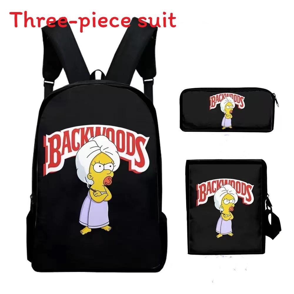 My Singing Monsters Cartoon Backpack Set With Breathable Oxford Fabric For School Kids