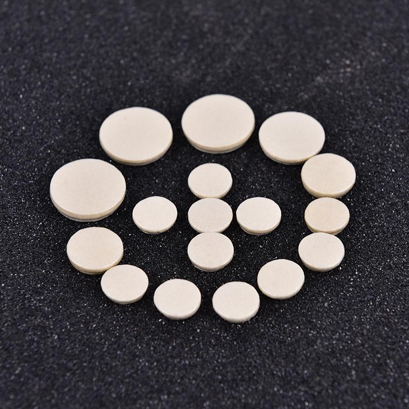 17 Pcs Clarinet Key Pads White Musical Woodwind Wind Music Instrument Replacement