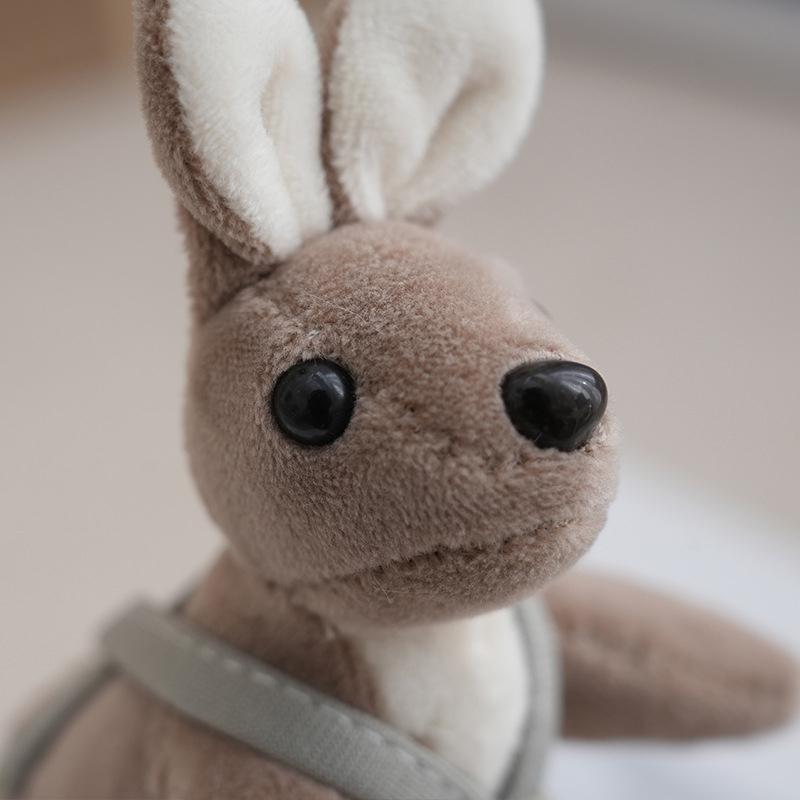 Simpatico Portachiavi Peluche Canguro Animale Australiano Portachiavi Canguro Per Ragazze Regali Ciondolo Charm Creativo Per Borsa Scolastica