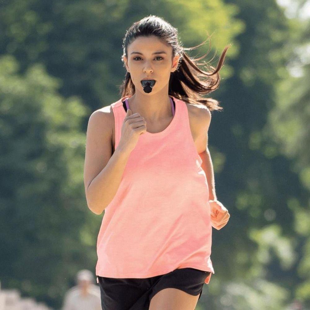 Respirator Silicone Breathing Mouthpiece Adjustable Outdoor Expiratory Exercise Tool  Outdoor