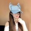 Cute Women Peaked Cap Sunscreen Sun Hat New Cat Ears Baseball Cap Spring Summer