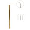 Ventilating Needle For Lace Wig Making Detachable Brass Handle Wig Making Repair Needles For Wig Making Hair Extention Tools