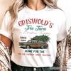 Griswold’s Tree Farm T-and Kids Tshirt, Retro Family Christmas Vacation Tee