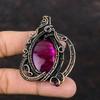 Purple Fire Labradorite Pendant Copper Wire Wrapped Jewelry Gemstone Pendant Copper Pendants Handmade Jewelry Wire Wrapped Pendant For Gift