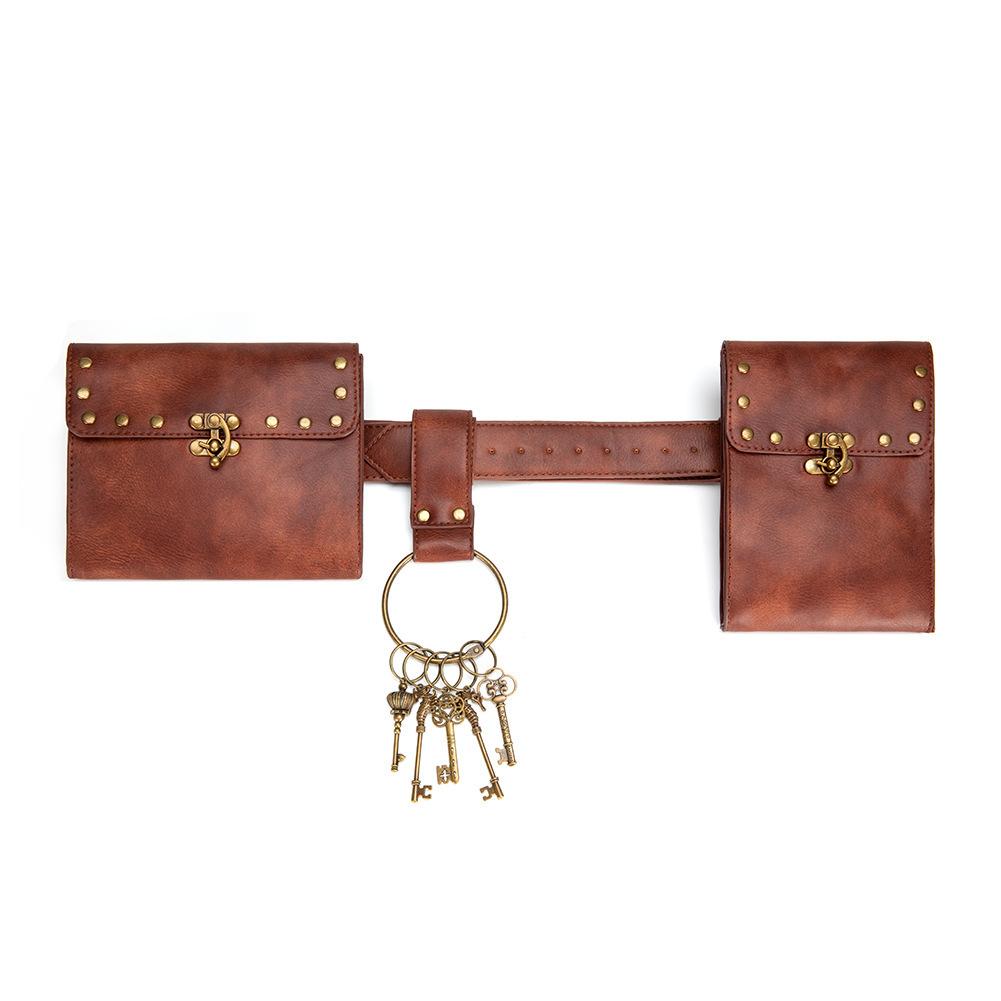 European and American Retro Women's Waist Bag Mini Outdoor Mobile Phone Loose Change Clothing Accessories