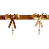 Coat Rack Wall Mount Hat Hooks 5 Bow Shaped Decoration Keys Holder Hanger for