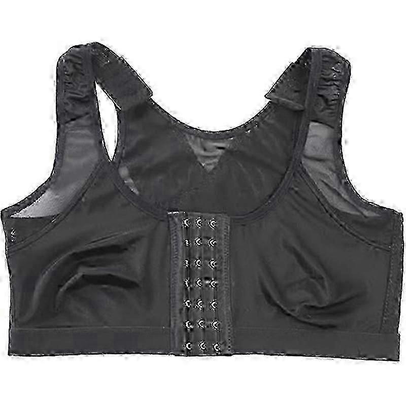 Post Surgery Bra Surgical Bra Compression Sports Bra Front Closure Bras for Women,zxl