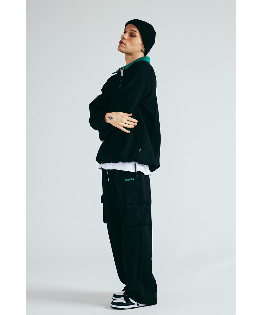 Kinetikeullo Two-Way String Cargo Pants (Black)
