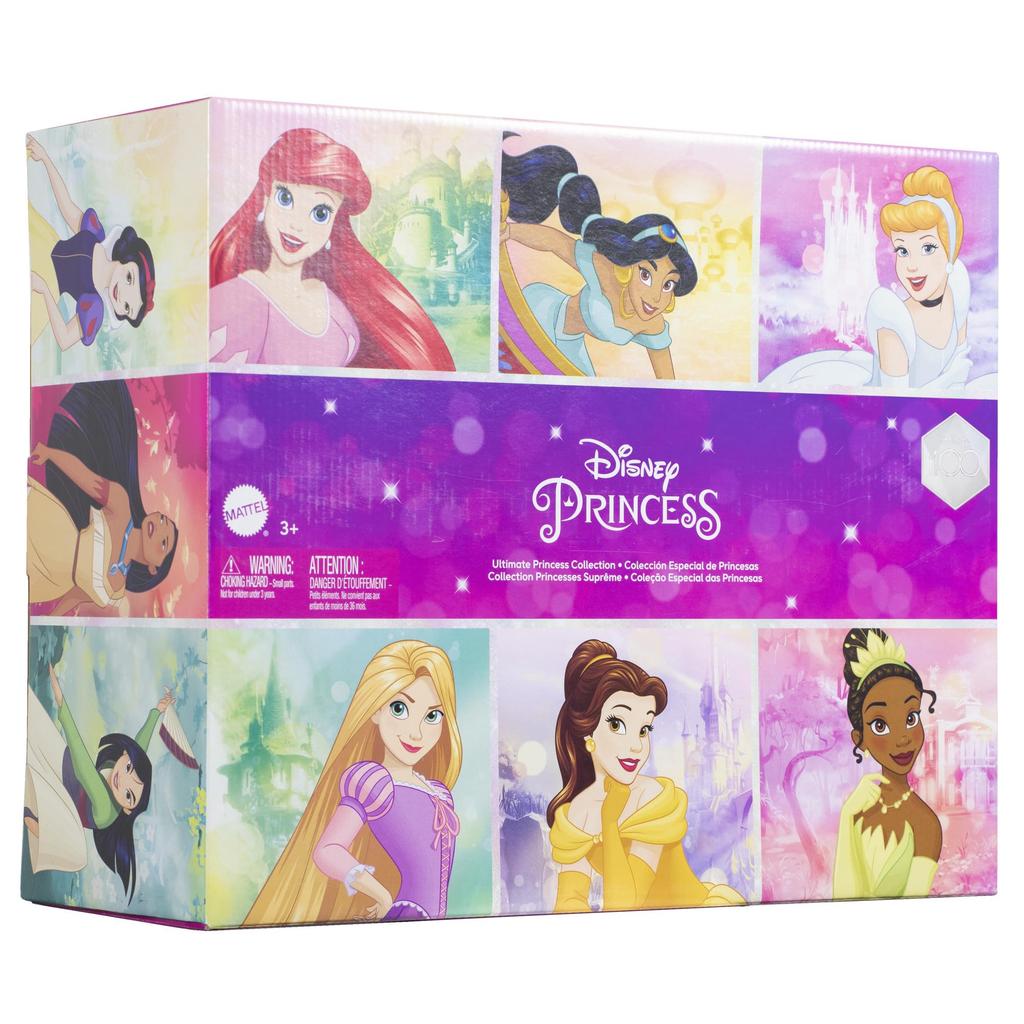 Mattel Poupée Mannequin Princesse Disney Collection Premium Princesse (Boîte de Collectionneur 13 Poupées) Poupée à Habiller Maison de Poupée Jeu de Rôle 3 Ans et Plus