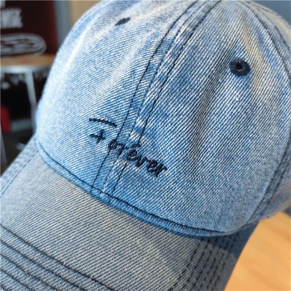 Denim Washed Baseball Cap Gorras Snapback Cap Fashion Casquette Dad Cap Men and Women