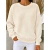 MGHR Women's Fashion Casual Autumn Winter Long Sleeve O-Neck Blouses & Shirts