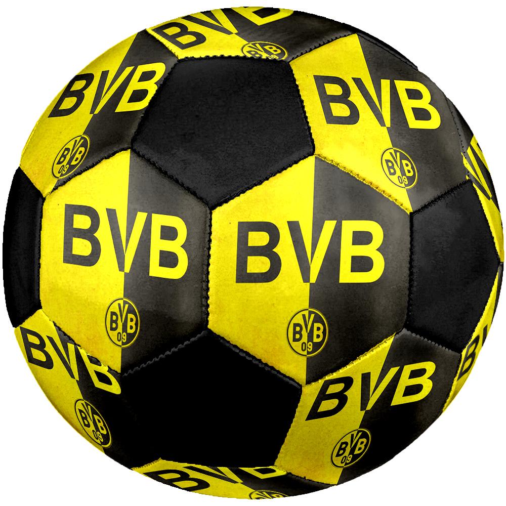 Borussia Dortmund Soccer Ball, Colorful, Suitable for All Ages, Machine-stitched, PVC Material, Competition Grade, Durable and High Bounce