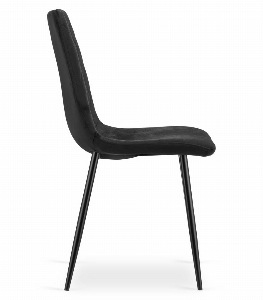 TURIN chair - black velvet x 1