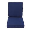 2PCS Patio Chair Cushions 18.9x18.9x3.94in Outdoor Seat Cushions for Patio Furniture Garden Sofa Couch Pads with Handle Straps Washable Cover