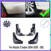 Car Mud Flaps for Mazda 3 BK Saloon Sedan 2004~2009 2005 2006 2007 2008 Mudguard Splash Guards Fender Mudflaps Auto