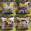 Anime H-Hey A-Arnold Kissenbezug Home & Auto Doppelszenen-Kissenbezug: Wendbar für höchsten Tragekomfort
