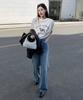 Siyajyu Sijn6085 Loose Fit Iconic Bootcut Denim_Medium Blue