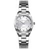 SKMEI Women's Watch, Stylish Stainless Steel, Waterproof, Business, Classic, Analog Quartz, Brand, Casual, Simple, Luxury, Gift, Silver